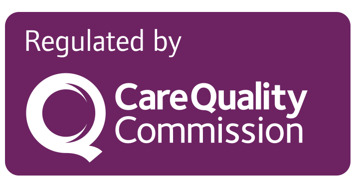 Regulated by Care Quality Commission logo